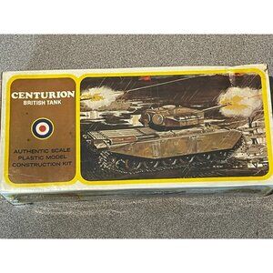 Vintage Lindberg Centurion British Tank Model Kit Factory Sealed NOS 3/16